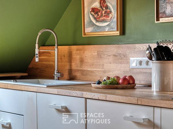 Le loft au caractère historique et paisible au coeur de la ville.