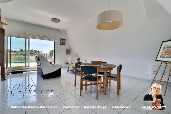 Appartement duplex de 109.1m2 hab / 138.85m² au sol - 3 chambres - 3 terrasses - Garage double