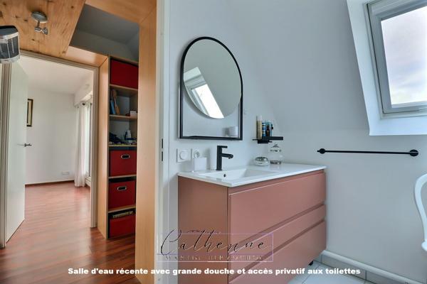 Appartement duplex de 109.1m2 hab / 138.85m² au sol - 3 chambres - 3 terrasses - Garage double