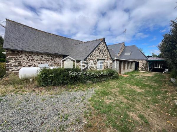 Pordic – Maison en pierre, grand terrain