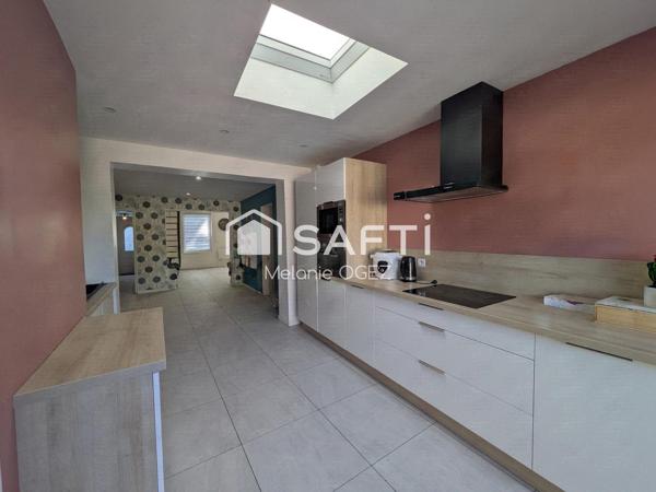 Maison semi individuelle en semi plain pied