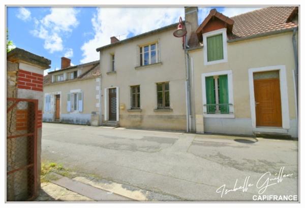 Dpt Cher (18), à vendre LE CHATELET maison P3 de 98 m² - Terrain de 207,00 m²