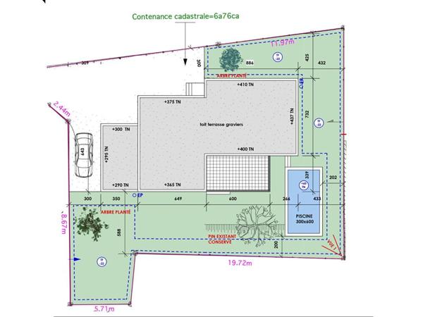 Maison neuve Avignon 4 pièce(s) d'environ 105m² plain pied frais de notaire réduit