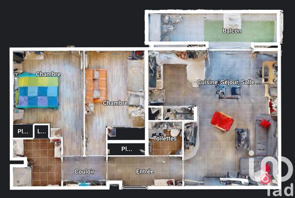 Appartement à vendre 3 pièces 67 m² Toulouse