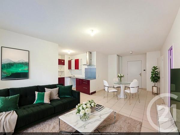 Appartement à vendre  2 pièces - 42,27 m 2   GRIGNY  - 69