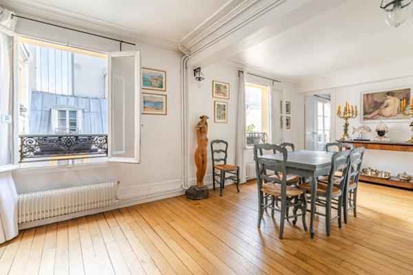 Etienne Marcel - Duplex en dernier étage - 2/3 chambres - Ensoleillé