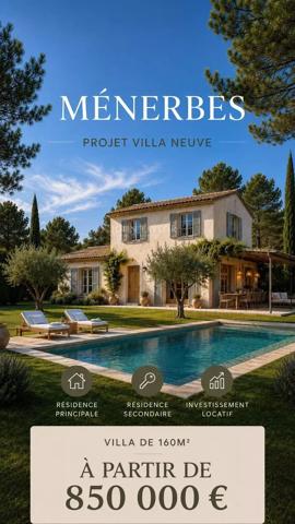 Terrain à Vendre à Ménerbes de: Construisez dans le Triangle d'Or du Luberon