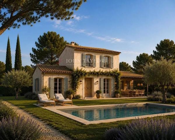 Terrain à Vendre à Ménerbes de: Construisez dans le Triangle d'Or du Luberon