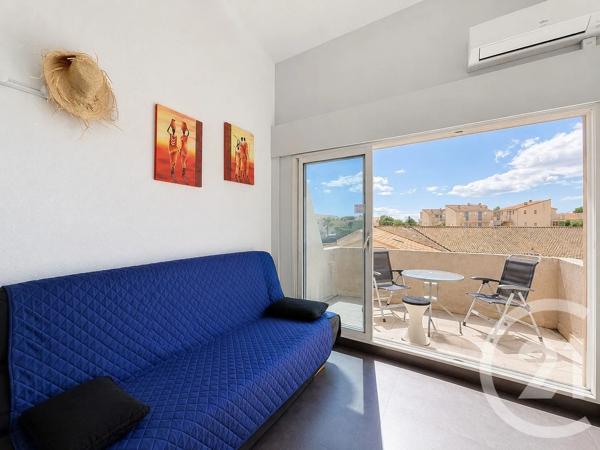 Appartement Studio Cabine à vendre  1 pièce - 23,30 m 2   LE CAP D AGDE  - 34