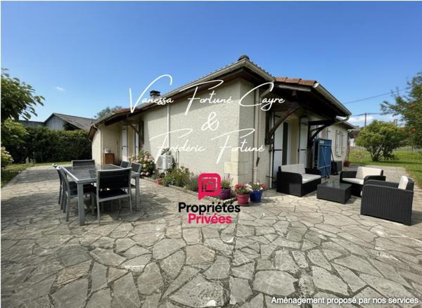 SAINT-SAVIN (33920) ? Maison familiale 100 m² avec grand terrain et garage