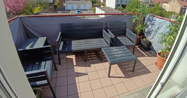 Appartement 3 /4 pièces 80 m2 avec terrasse, balcons, garage et cave