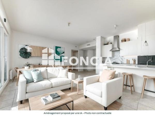 À vendre Appartement 3 pièces 71.63 m² - Lyon 69007