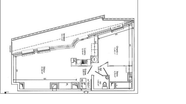 DERNIER ETAGE TERRASSE Appartement Rosny Sous Bois 2 pièces 50m2