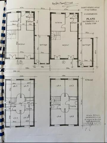 Maison indépendante mitoyenne par son garage, avec jardin – Impasse Guilloux, Saint Genis Laval- Disponible !