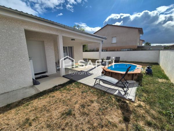 Maison 100 m2 sur une parcelle de 500m2