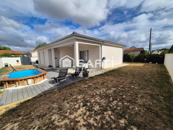 Maison 100 m2 sur une parcelle de 500m2