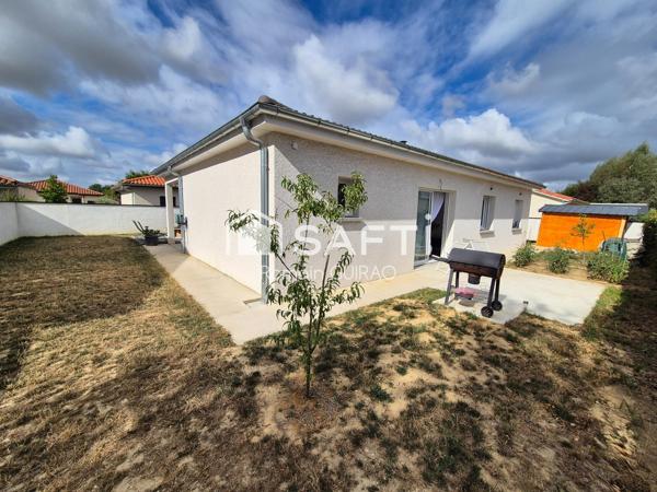 Maison 100 m2 sur une parcelle de 500m2
