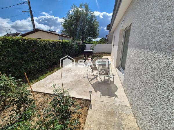 Maison 100 m2 sur une parcelle de 500m2