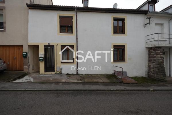 Maison de ville, 169 m², terrain clos, garage