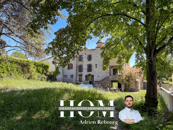 Maison de maître de 165m² sur 1594m² de terrain