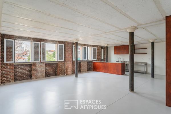 Loft épuré proche Quatre Chemins