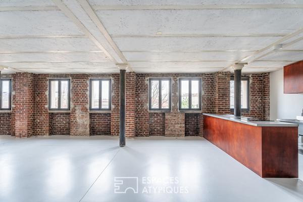 Loft épuré proche Quatre Chemins