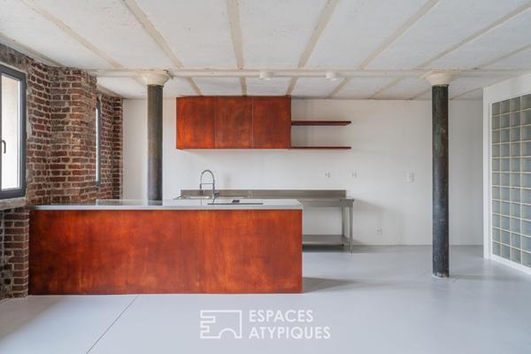 Loft épuré proche Quatre Chemins