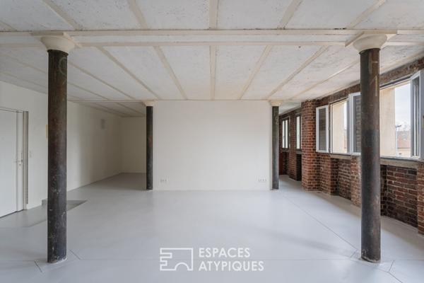 Loft épuré proche Quatre Chemins
