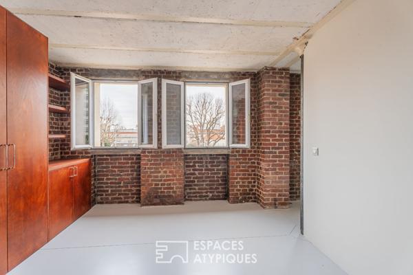 Loft épuré proche Quatre Chemins