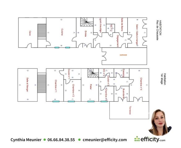 Maison 7 pièces - 222 m²