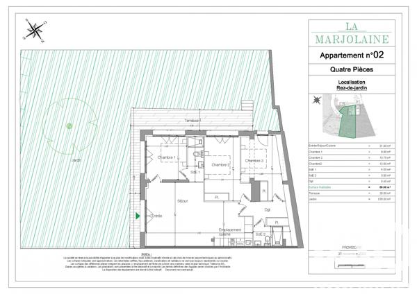 Appartement à vendre 4 pièces 80 m² Mouans-Sartoux