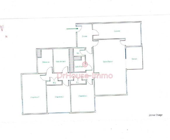 Appartement à vendre 5 pièces de 98 m²