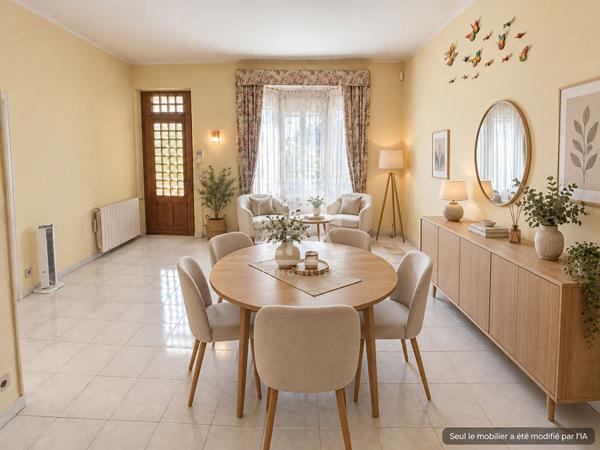 SEPTÈMES-LES-VALLONS  - EXCLUSIVITÉ : MAISON T3 DE 76 m² Comprenant un  T2 AMÉNAGÉ et GARAGE DE 38 m²