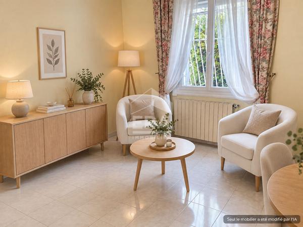 SEPTÈMES-LES-VALLONS  - EXCLUSIVITÉ : MAISON T3 DE 76 m² Comprenant un  T2 AMÉNAGÉ et GARAGE DE 38 m²