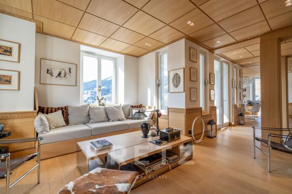 Appartement de luxe 5 pièces au cœur de Megève avec terrasse et parking