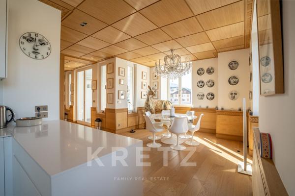 Appartement de luxe 5 pièces au cœur de Megève avec terrasse et parking