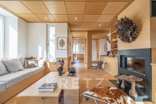 Appartement de luxe 5 pièces au cœur de Megève avec terrasse et parking