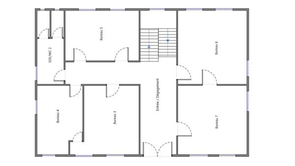 Immeuble de bureaux Conches Sur Gondoire 14 pièce(s) 555 m2
