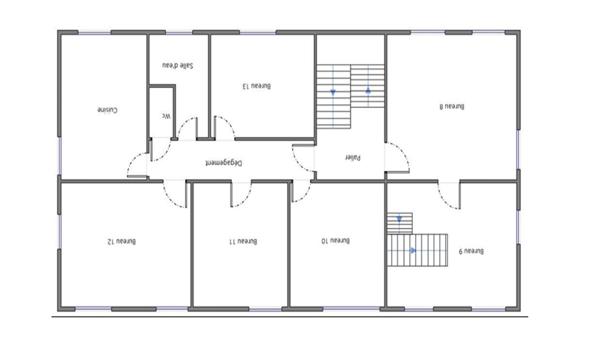 Immeuble de bureaux Conches Sur Gondoire 14 pièce(s) 555 m2