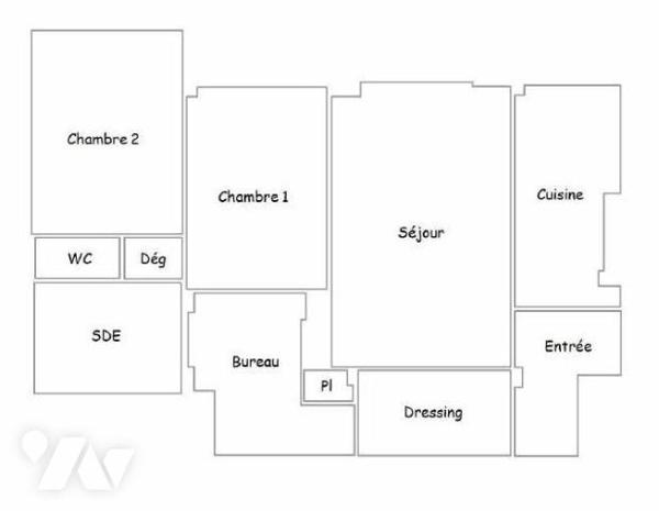 PARIS 17EME - PLACE SAINT FERDINAND - VIAGER OCCUPE - 3P 76 m². 6ème étage avec Balcon