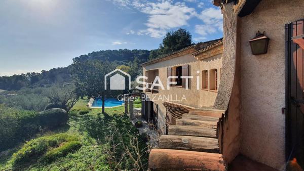 propriété 7p 225 m2 sur 5100 m2 piscine tennis