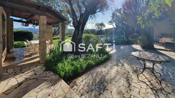 propriété 7p 225 m2 sur 5100 m2 piscine tennis