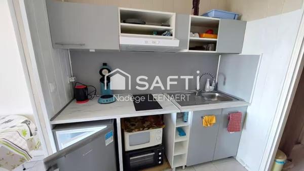 Studio avec place de parking à 5 minutes de la plage