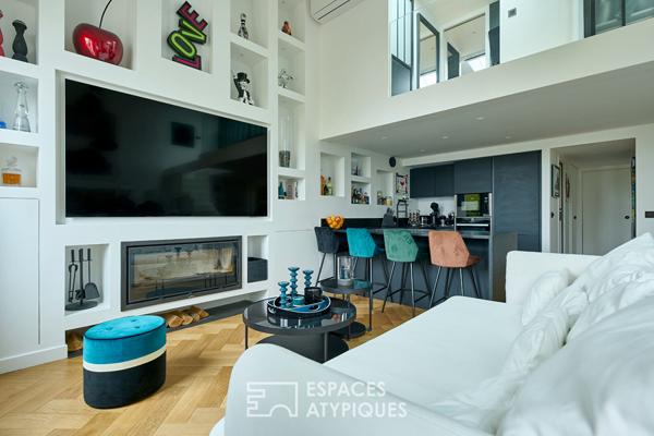 Loft d’exception en dernier étage