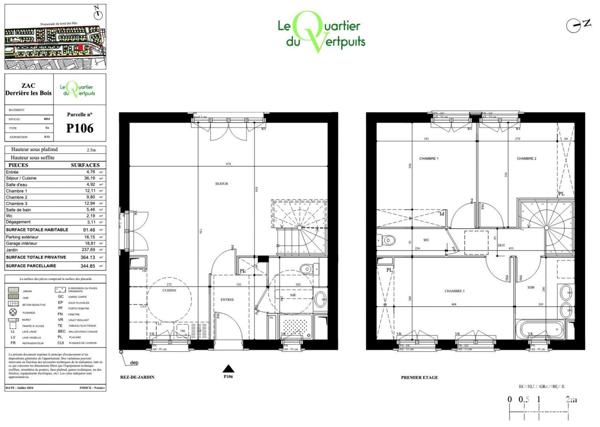 Maison à vendre 4 pièces 91 m² Puiseux-en-France