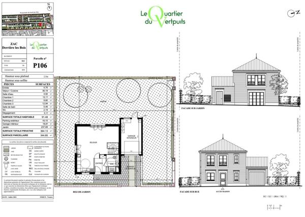 Maison à vendre 4 pièces 91 m² Puiseux-en-France