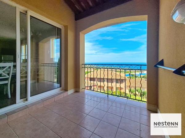 Les Issambres, 2 chambres, residence securisee, piscine, ascenseur, vue mer