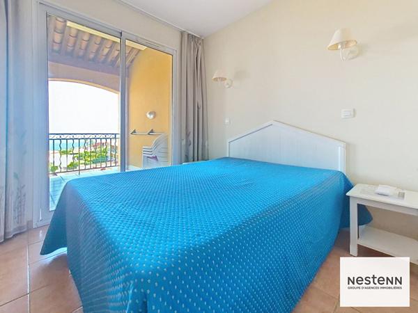 Les Issambres, 2 chambres, residence securisee, piscine, ascenseur, vue mer