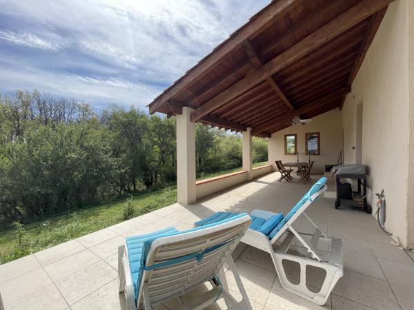 Gimont (32200) Charmante maison de 82m2 habitables, T3, garage, terrain + bois