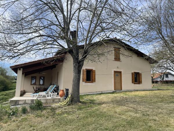 Gimont (32200) Charmante maison de 82m2 habitables, T3, garage, terrain + bois